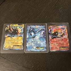 3 Pokemon EX Legendary Birds: Zapdos, Articuno & Moltres in sleeves, nice! Deal! - Image 1