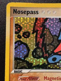 Nosepass 42/107 EX Deoxys Pokemon Card Reverse Holo Foil Rare HP - Image 3