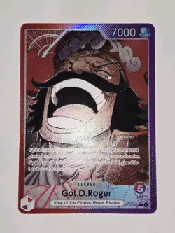 One Piece Carrying On His Will Gol.D.Roger OP13-003 Alternate Art Leader Mint++ - Image 5
