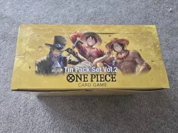 One Piece: TS-02 (OP-13) - Tin Pack Full Display Set Vol.2 New & Sealed - Image 1
