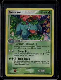 Pokemon TCG Venusaur 28/100 EX Crystal Guardians Holo MP - Image 1