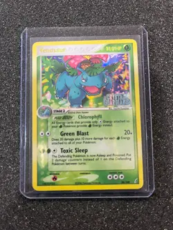 Venusaur 28/100, EX Crystal Guardians, Pokemon Card Reverse Holo, Foil Rare, MP - Image 1