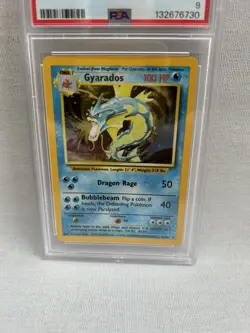 PSA 9 Pokemon 1999 WOTC Base Set Gyarados 6/102 Holo Rare MINT - Image 2