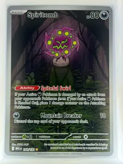 Spiritomb 148/132 ME01: Mega Evolution Illustration Rare Holo Near Mint - Image 1