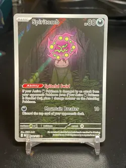 Spiritomb 148/132 Me01: Mega Evolution Holo Pokemon NM/Mint - Image 1