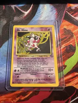 Mr. Mine Holo Rare Jungle Set 1999 WOTC Pokemon TCG 6/64 Unlimited LP - Image 1