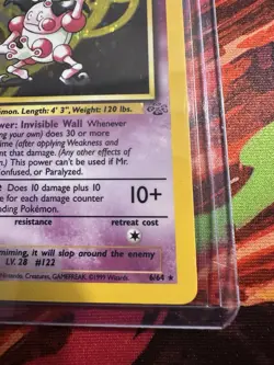Mr. Mine Holo Rare Jungle Set 1999 WOTC Pokemon TCG 6/64 Unlimited LP - Image 4