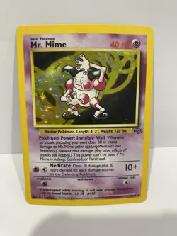 Mr. Mine Holo Rare Jungle Set 1999 WOTC Pokemon TCG 6/64 Unlimited LP-MP - Image 1
