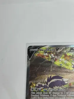 Pokemon TCG Skuntank V 181/195 Silver Tempest Alternate Art 2022 NM - Image 2