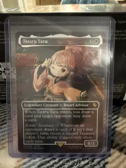 MTG Tataru Taru Borderless Chocobo Track Foil #466 Commander: Final Fantasy NM/M - Image 1