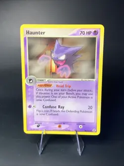 Haunter 34/112 - NON-HOLO Uncommon - Fire Red Leaf Green Pokemon Card NM-LP - Image 1