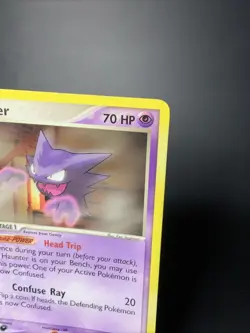 Haunter 34/112 - NON-HOLO Uncommon - Fire Red Leaf Green Pokemon Card LP Stained - Image 3