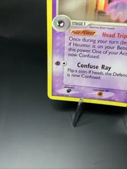 Haunter 34/112 - NON-HOLO Uncommon - Fire Red Leaf Green Pokemon Card LP Stained - Image 5