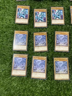 Lot Of 36 Blue Eyes White Dragon Yu Gi Oh Cards Mint - Image 3