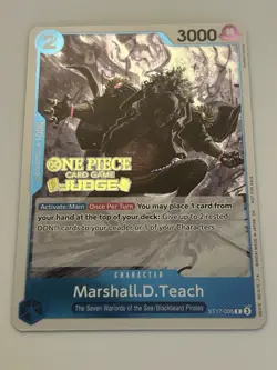 Marshall.D.Teach (Judge Pack Vol. 7) ST17-005 One Piece Promotion Cards Foil - Image 2