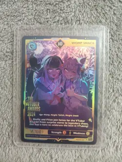 Gamer Supps VCard Vtuber Awards 2024 Promo Card 001 - Womp Snack - FULL ART 10 - Image 1