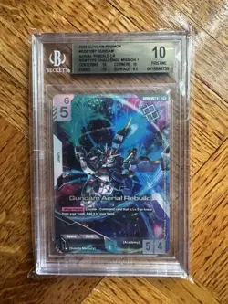 Gundam Card Game NewType Challenge Winner Promo GD01-067 Aerial Rebuild Pristine - Image 1