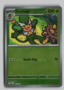 Simisage (Master Ball Pattern) Uncommon - SV: Black Bolt 005/086 - Pokemon TCG - Image 1