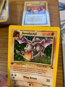 NM! 1st Edition Aerodactyl (1/62) Holo Fossil Set Pokemon Card! FAST & FREE P&P! - Image 4