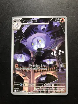 GCC Pokemon Lampent 102/086 Illustrazione rara set Fuoco Bianco Ita. Near Mint - Image 1