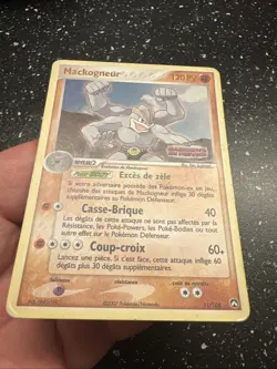 Carte Pokemon Mackogneur Ex Gardiens Du Pouvoirs 11/108 Holo Reverse Stamp Fr Vf - Image 5