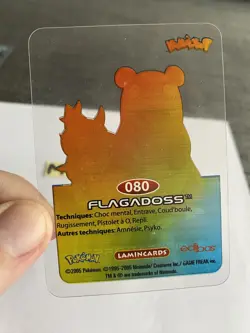 Carte Pokemon Lamincards Flagadoss 080 Francais 2005 Occasion - Image 3