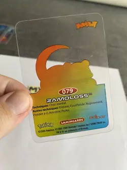 Carte Pokemon Lamincards Ramoloss 079 Francais 2005 Occasion - Image 3