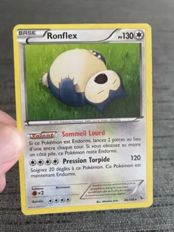 Carte Pokemon Ronflex 80/106 Tete XY Etincelles Francais Occasion - Image 3