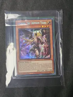 Yugioh Lacrima the Crimson Tears MP25-EN100 Prismatic Secret Rare 1st NM w/Track - Image 4