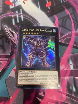 YUGIOH - D/D/D WAVE HIGH KING CAESAR - SUPER RARE - COTD - UNLIMITED - NM - Image 1