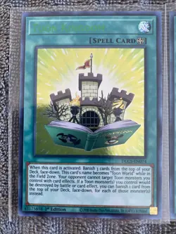 Yugioh Toon Kingdom DLCS-EN074 1st Edition GREEN Ultra Rare NM x2 - Image 2