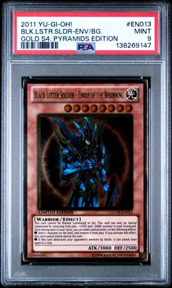 Yu-Gi-Oh! Black Luster Soldier GLD4-EN013 Limited ED 2011 PSA 9 Mint - Image 1