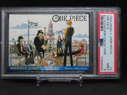 2004 One Piece Weekly Jump Festa Illustration Collection PSA9 SANJI LUFFY ZORO - Image 1