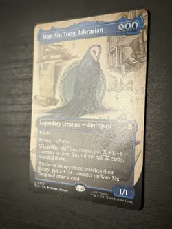 Wan Shi Tong, Librarian (Borderless) #320 (NM) TLA Magic MTG Mythic Borderless - Image 2