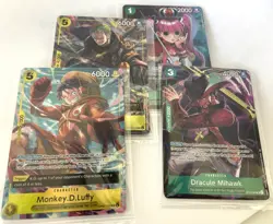 One Piece TCG - Illustration Box Volume 3 & 4 Promo Card Set Of 4 English Sealed - Image 1