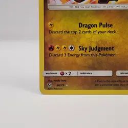 Shining Rayquaza 56/73 Pokemon TCG Holo Rare Card Shining Legends - Image 4