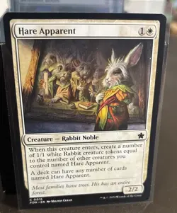 “Hare Apparent”, Foundations, common, non-holo, near mint! - Image 4