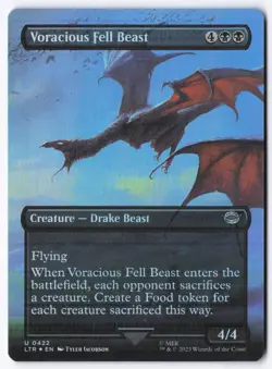 Voracious Fell Beast (Borderless) U Universes Beyond: The Lord of the Rings: Tal - Image 1