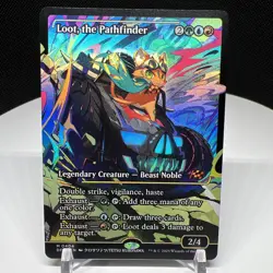 MTG Loot, the Pathfinder Aetherdrift SHOWCASE FOIL M/NM - Image 1