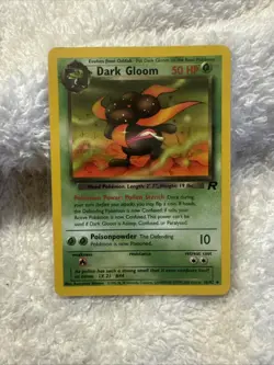 Dark Gloom 36/82 Team Rocket Set Uncommon Pokemon Card WOTC Vintage - Image 1