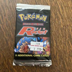 Gyarados PSA 9 Mint TEAM ROCKET Sealed Booster Pack 2000 Pokemon - Image 1