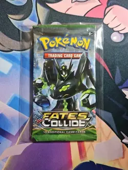 Pokemon TCG Fates Collide Booster Pack Authentic Sealed New 36 - Image 1