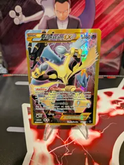Alakazam EX 125/124 XY Fates Collide 2016 Secret Holo Rare Pokemon - Image 1