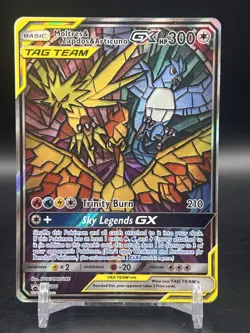Moltres Zapdos Articuno GX SM210 Pokemon Sun Moon Black Star Promo English NM- - Image 1