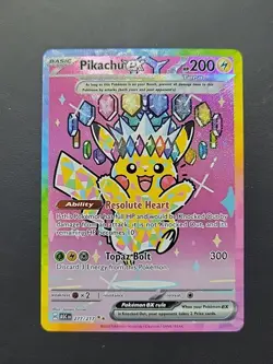 Pikachu EX SIR Pokemon 277/217 Ascended Heroes English NM - Image 1