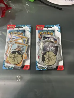 Pokemon Journey Together Premium Checklane Blister Packs - Rhyperior & Klinklang - Image 1