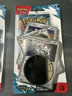 Pokemon Journey Together Premium Checklane Blister Packs - Rhyperior & Klinklang - Image 3