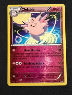 Clefable 82/122 Reverse holo ~ Cute Pink Pokemon Gallery - Image 1