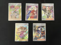 Pokemon TCG Trainer Supporter Full Art Holo Lot 15 - Image 1