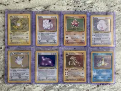 Pokemon Original Series Holo Rare Lot Wizards MP-LP Base Jungle Fossil - Image 1